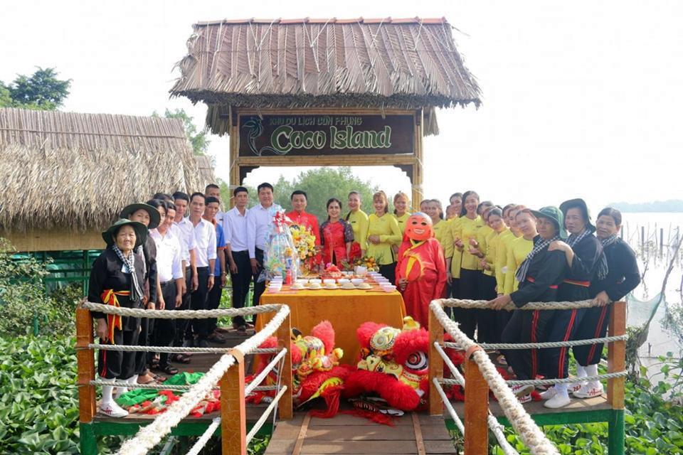 Coco Island Con Phung 호텔 벤째 외부 사진